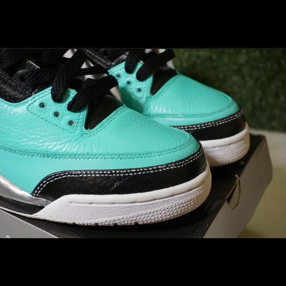 ?Tiffany Blue Air Jordan 3 Sz. 9.5 Custom Made ? main image 5